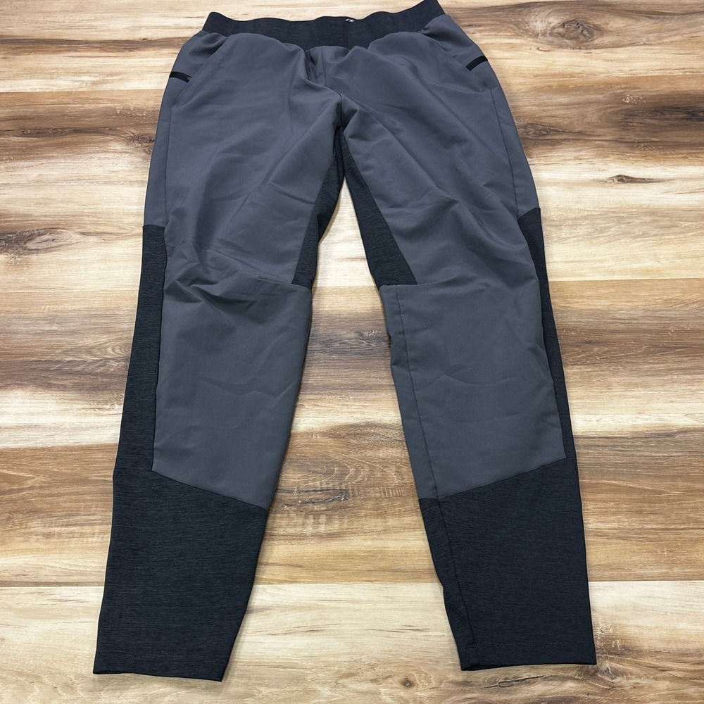REI Co-op Hybrid Training Pants Medium Hiking Running Tapered Gray Black